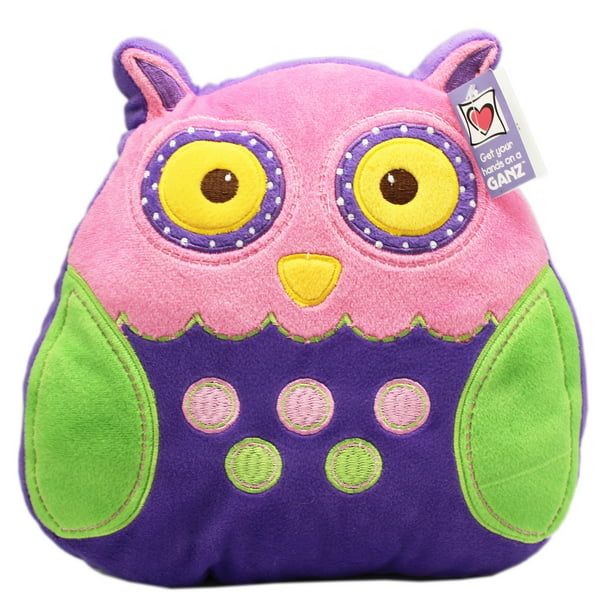 Purple Body & Red Wings Twos Company Owl Pillow 